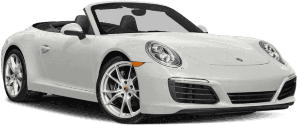 Porsche 911 Cabriolet Png Isolated Pic (silver, gray, black)