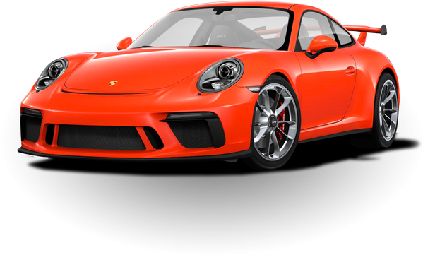 Porsche 911 Png File (gray, black)