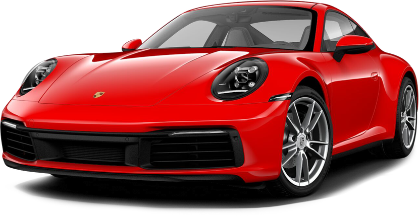 Porsche 911 Png Pic (red, black)