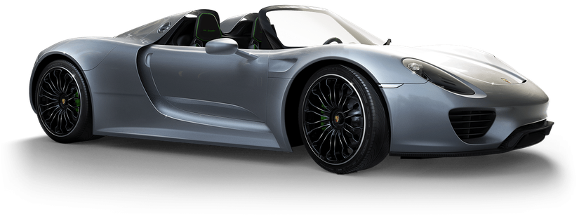 Porsche 918 Spyder Png Image (black)