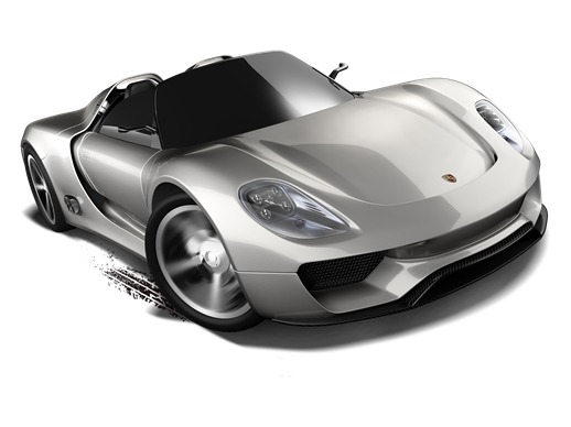 Porsche 918 Spyder Png Isolated File (black)