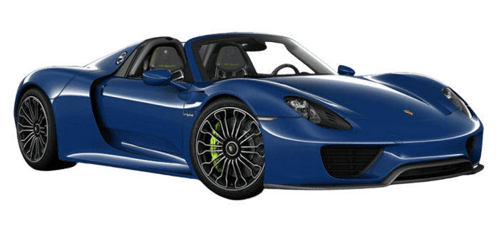 Porsche 918 Spyder Png Isolated Photo (gray, navy)