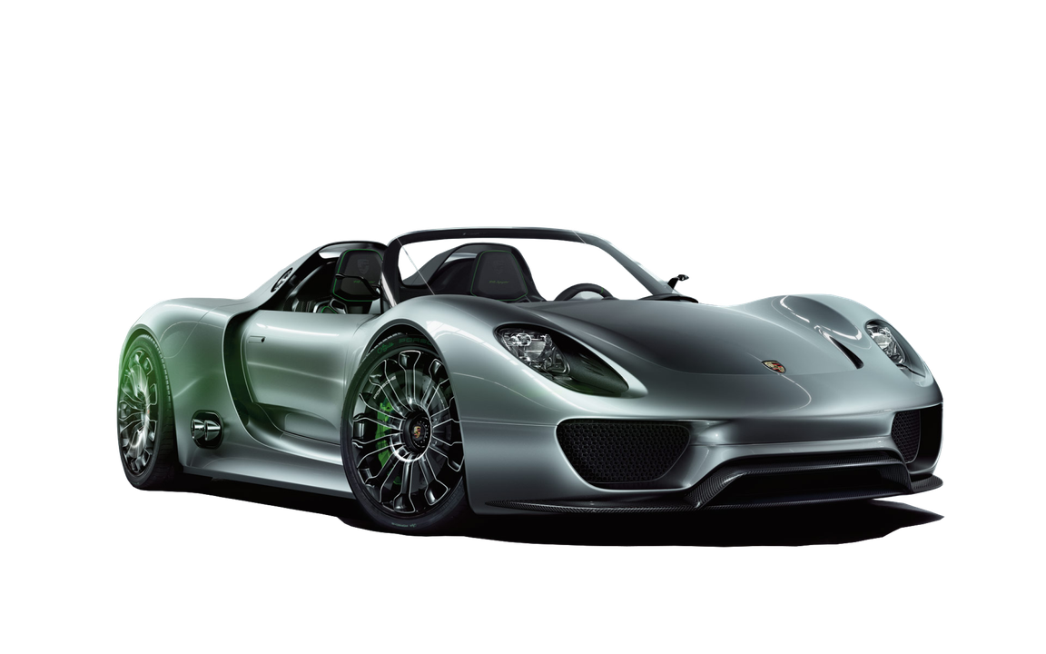 Porsche 918 Spyder Png Pic (black)