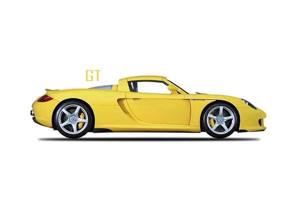 Porsche Carrera Gt Png Image (gold, black, white)