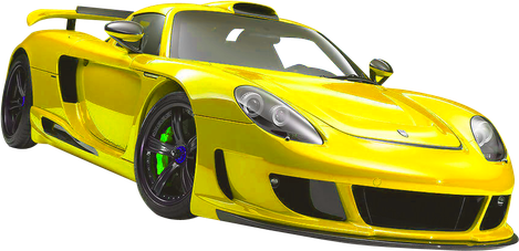 Porsche Carrera Gt Png Isolated Pic (olive, yellow, black)