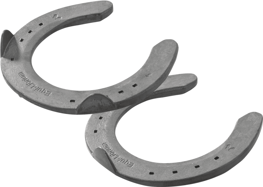 Horseshoe Png Background Isolated Image (gray, black)