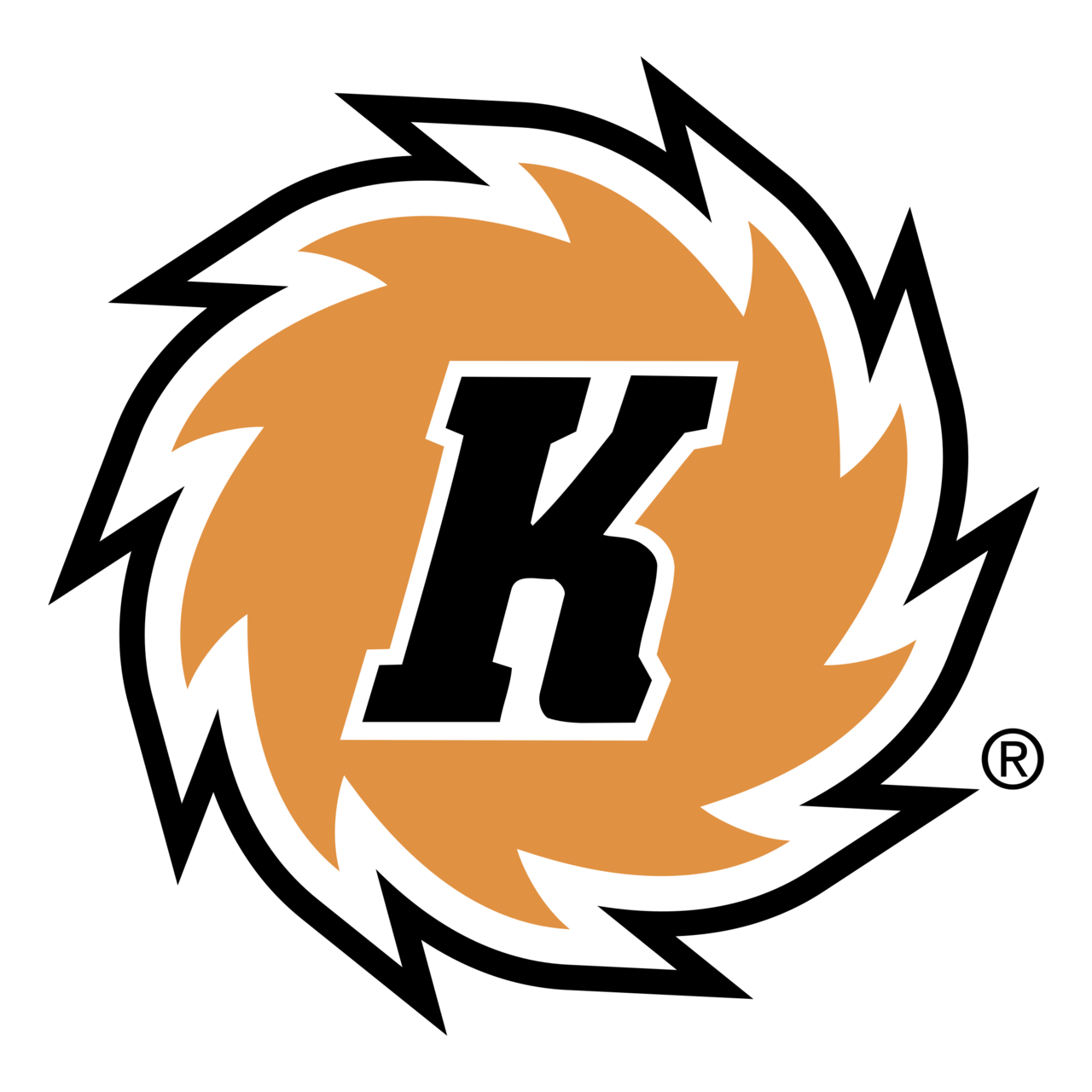 Fort Wayne Komets Png Pic (black, chocolate, white)