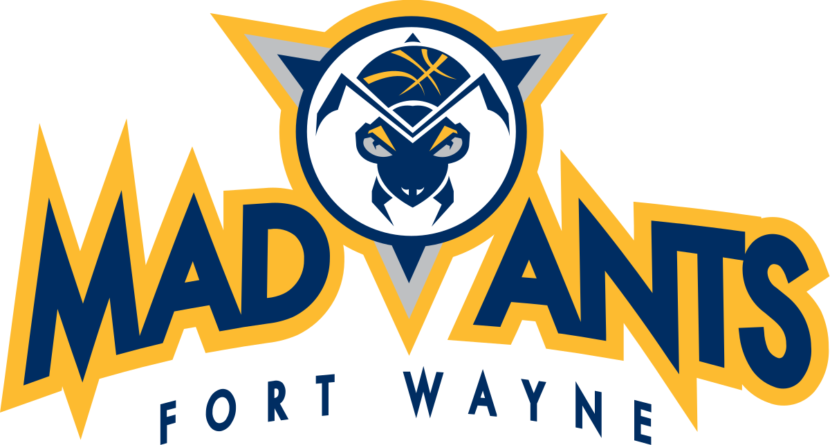 Fort Wayne Mad Ants Png (black, gold, navy, white)