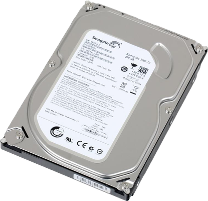 Portable Hard Disc Transparent Png (white, silver, black)