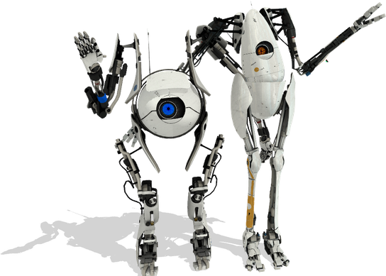 Portal 2 Png Hd (silver, black)