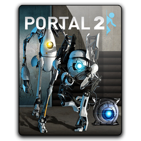 Portal 2 Png (silver, indigo, black, white)