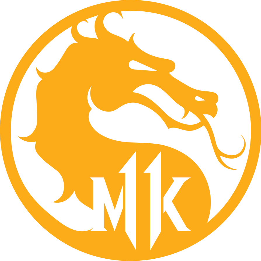 Mortal Kombat Png Isolated Transparent Picture (black, orange)