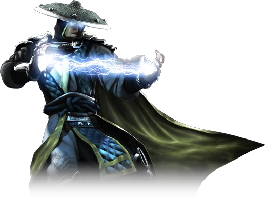 Mortal Kombat Raiden Png File (black, white)