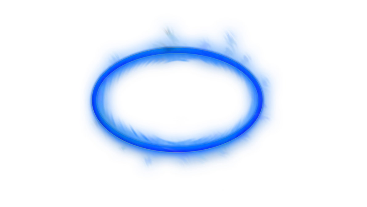 Portal Png File (blue, black)