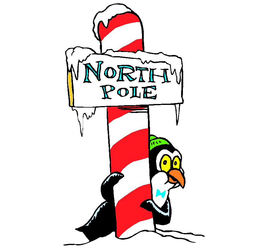 North Pole Png Image (red, white, lavender, black)