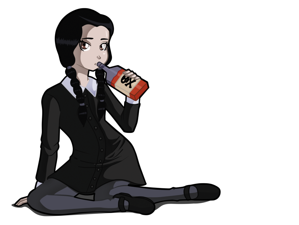 Morticia Addams Png Pic (black)