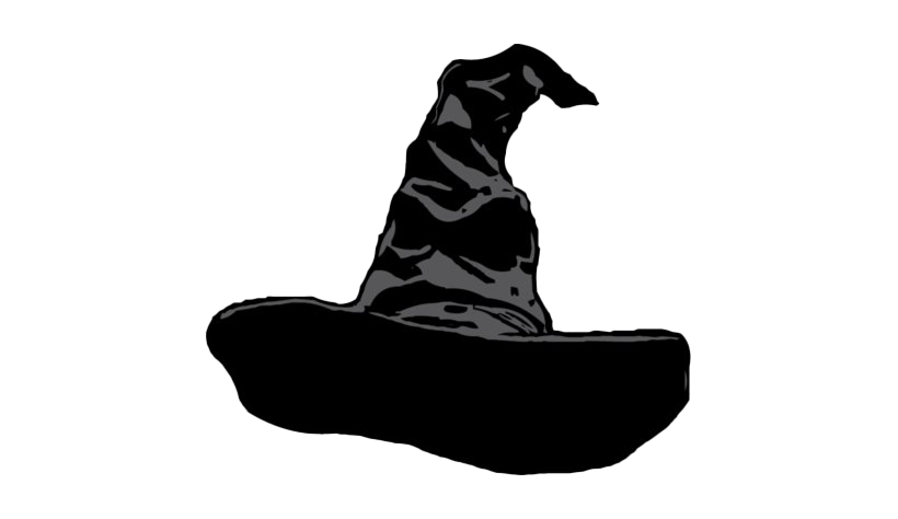 Sorting Hat Png Photos (black, white)