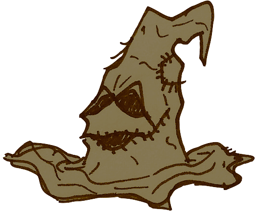 Sorting Hat Transparent Png (black, gray)