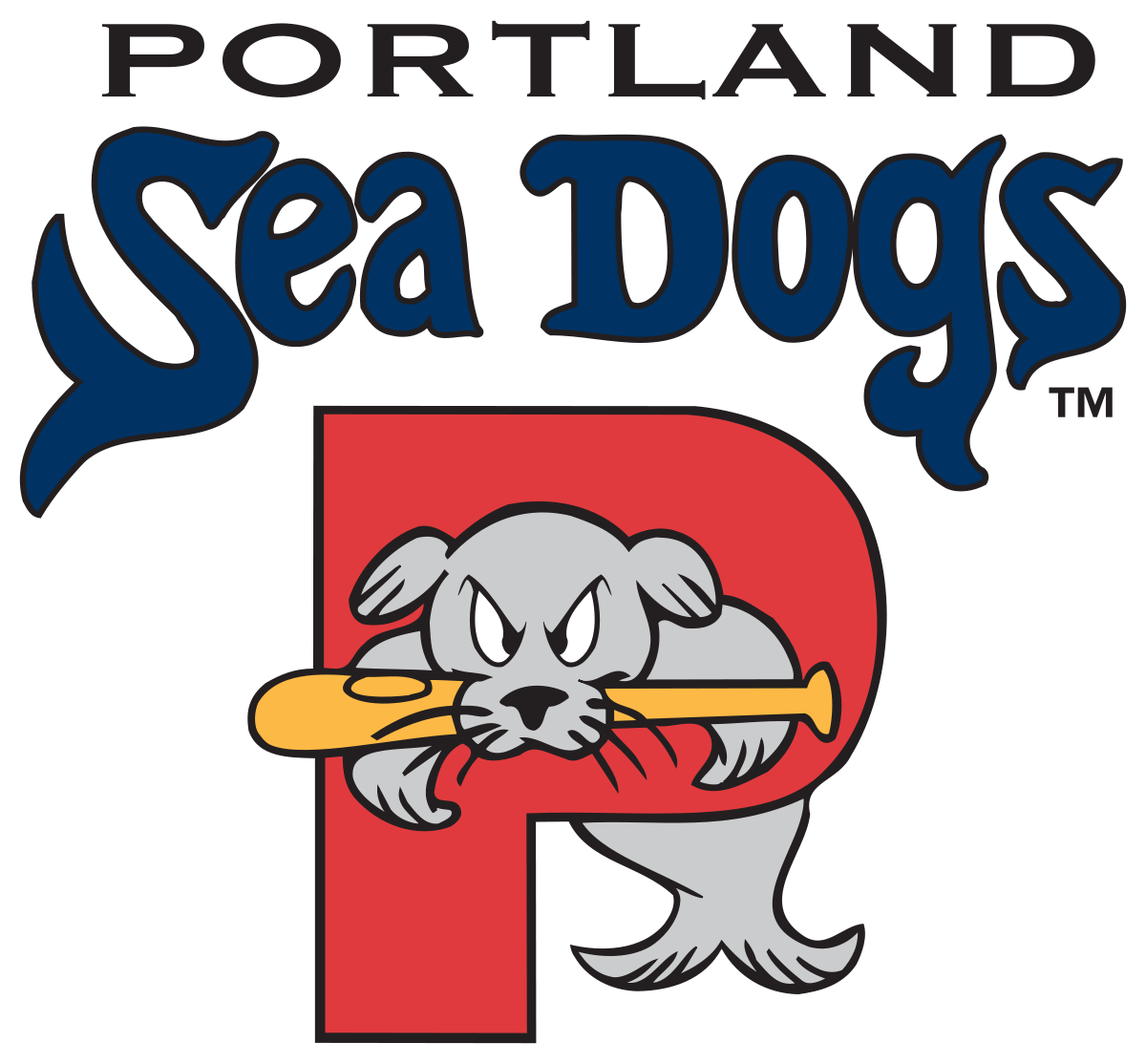 Portland Sea Dogs Png Photos (chocolate, navy, black, silver, white)