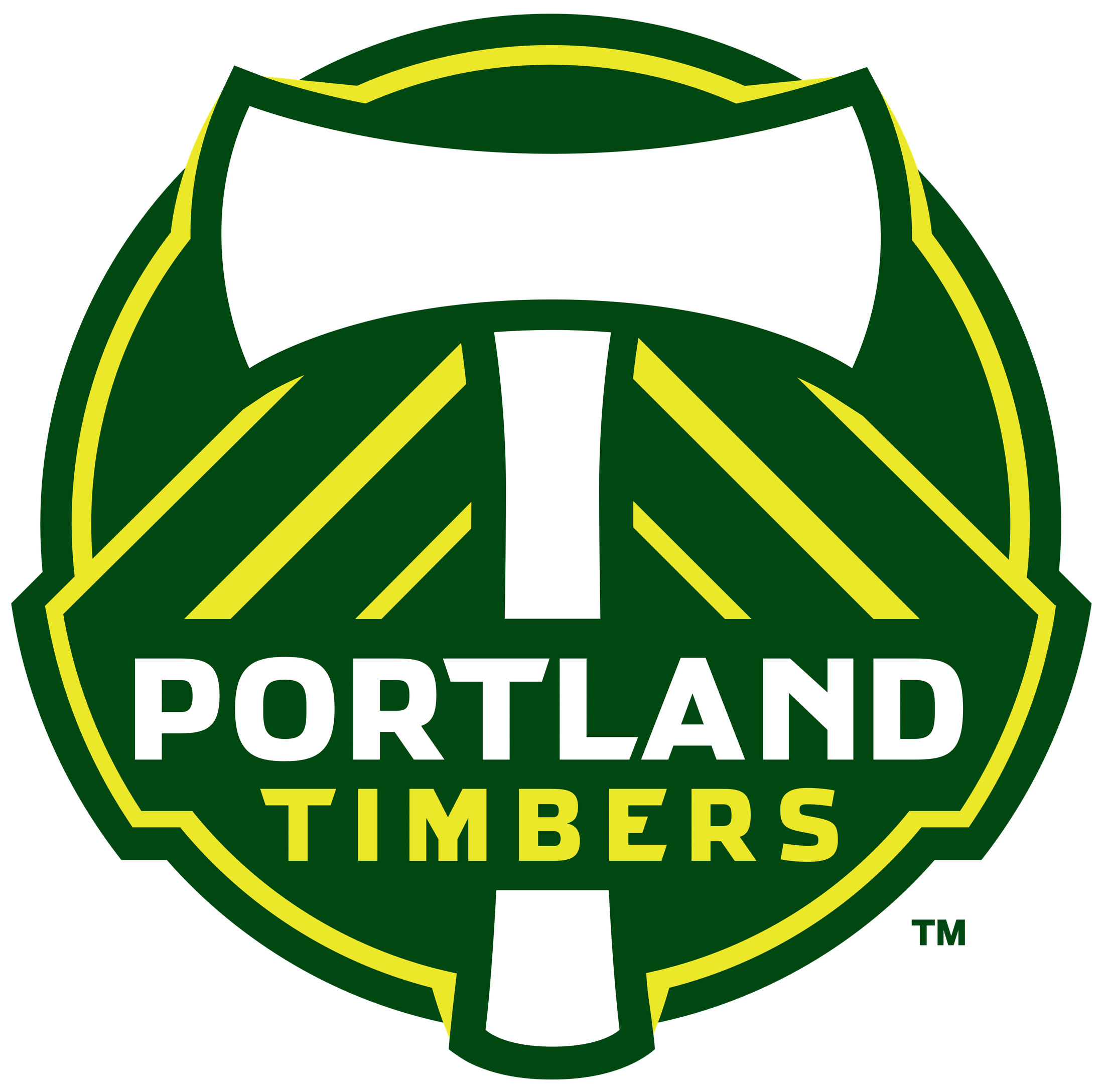 Portland Timbers Png File (green, black, white)