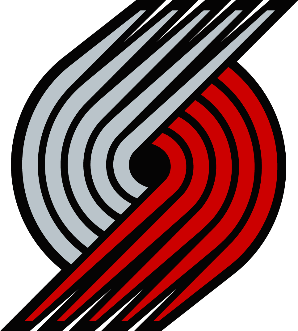 Portland Trail Blazers Png Picture (silver, red, black)