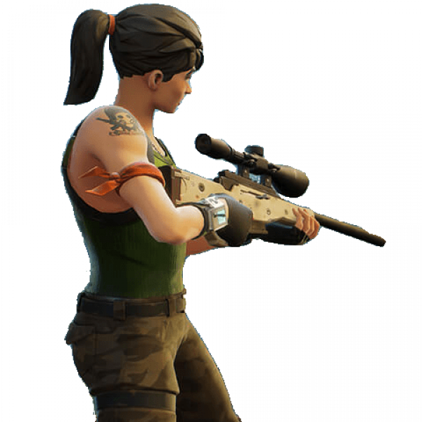 Fortnite 6 Png Hd (black)