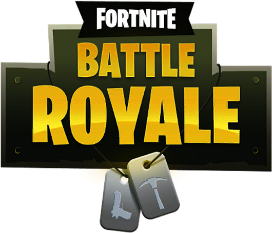 Fortnite Battle Royal Png (black, white)