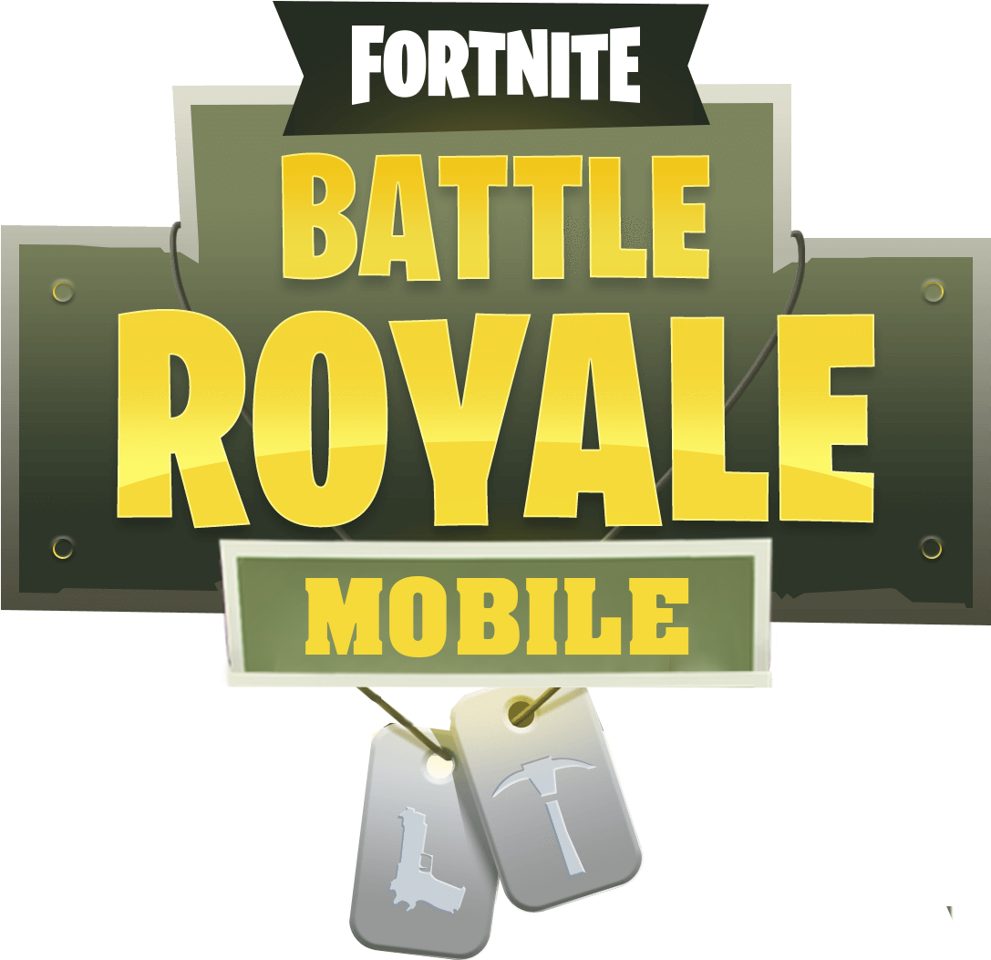 Fortnite Battle Royale Logo Png Hd Isolated (black, gold, gray, white)