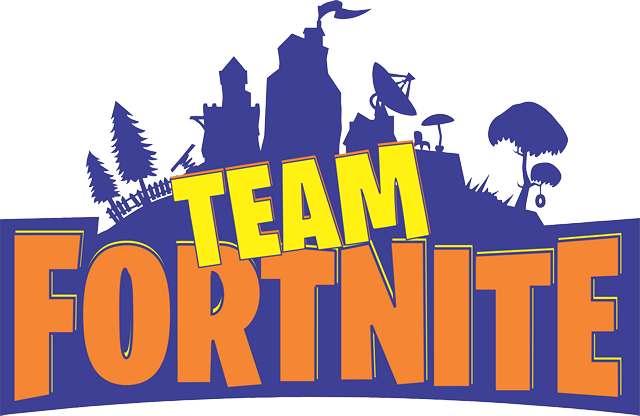 Fortnite Battle Royale Logo Png Transparent Picture (indigo, chocolate, orange, white)