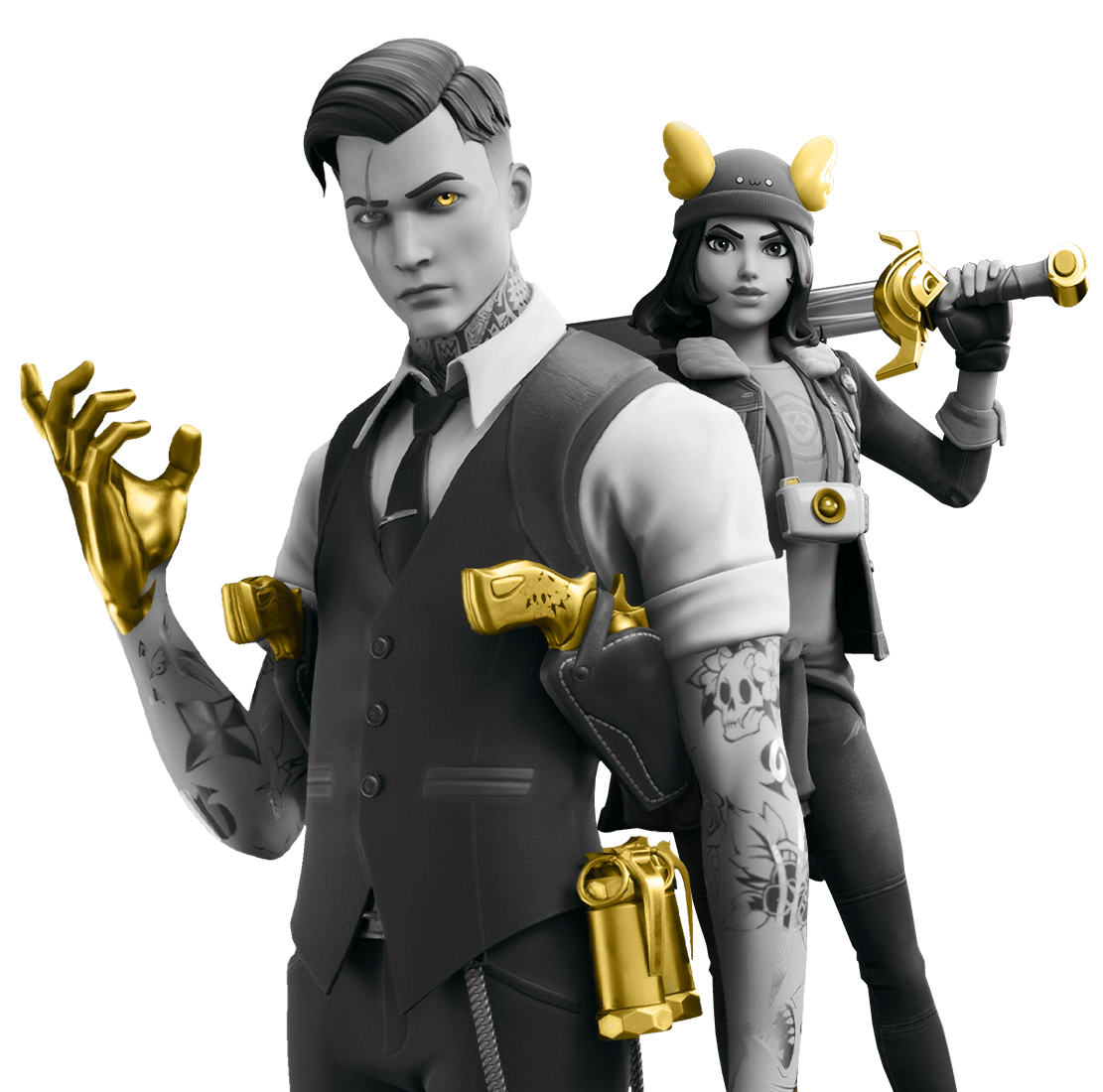 Fortnite Chapter 2 Png (black)