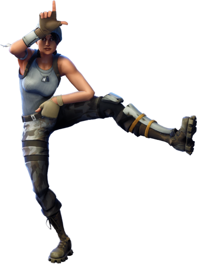 Fortnite Download Png Isolated Image (black)