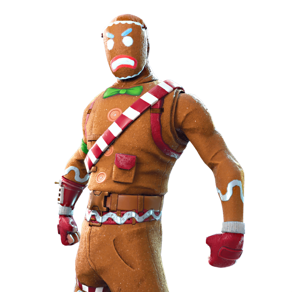 Fortnite Gingerbread Png Photo (gray)