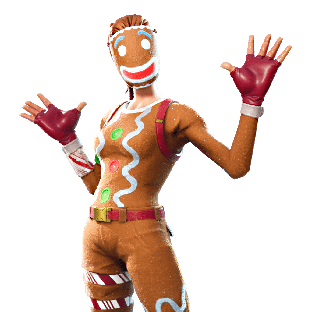 Fortnite Gingerbread Png Photos (gray)