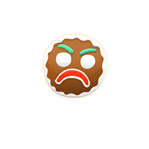 Fortnite Gingerbread Png Pic (black, chocolate, white)