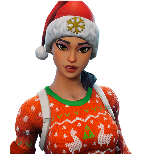 Fortnite Girls Png Isolated File (salmon, silver)