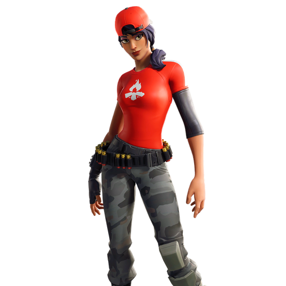 Fortnite Girls Png Isolated Photos (black, pink)