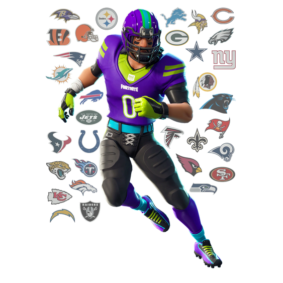 Fortnite Gridiron Png (black)