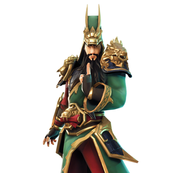 Fortnite Guan Yu Png File (black)