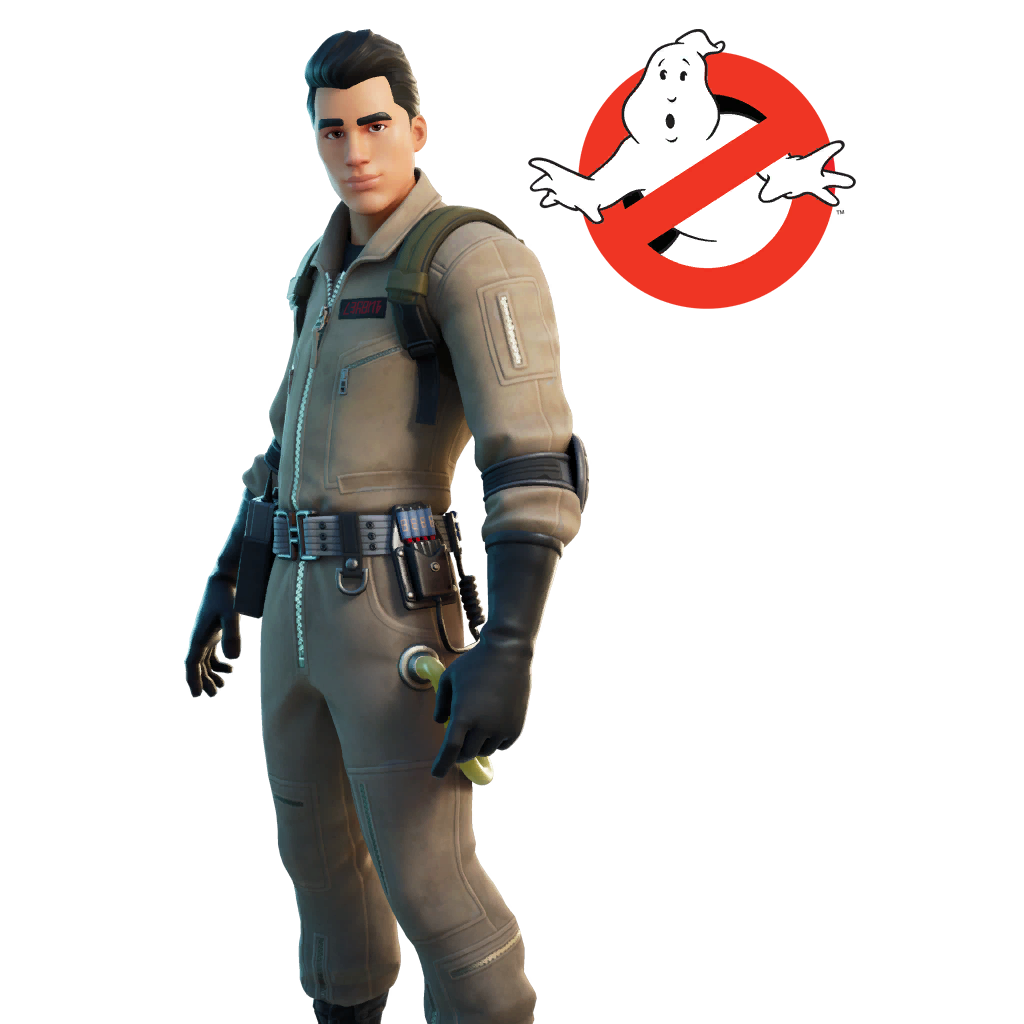 Fortnite Haunt Officer Png (black, chocolate, white)