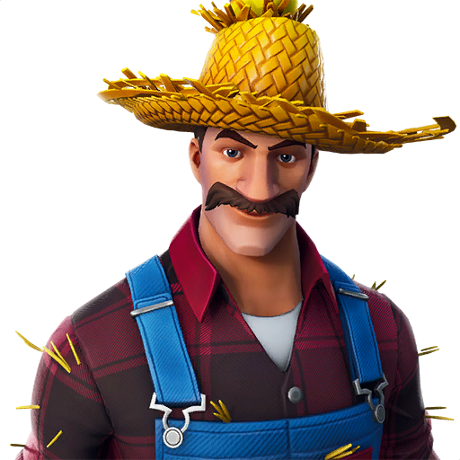 Fortnite Hayseed Png Hd (black, white)