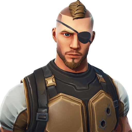 Fortnite Highrise Assault Trooper Png Image (black, olive, silver)