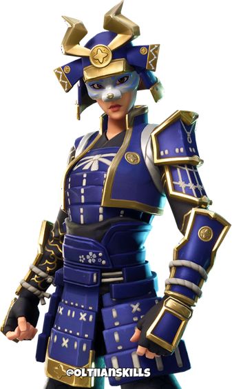 Fortnite Hime Png Image (indigo, black)