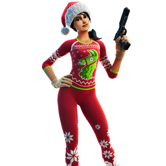 Fortnite Holly Jammer Png File (black)