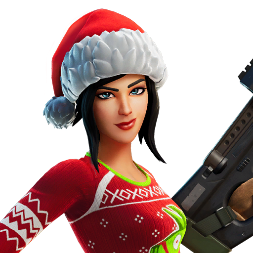 Fortnite Holly Jammer Png (chocolate, red, gray, black, silver)