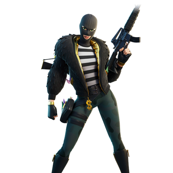 Fortnite Hugo Png (black)