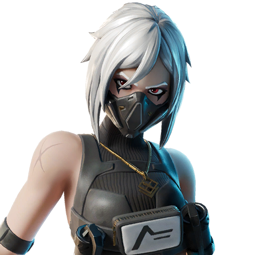 Fortnite Hush Png (black, gray, silver, lavender)