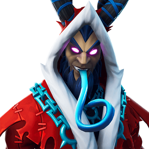 Fortnite Ice King Png (black, red, gray, lavender)