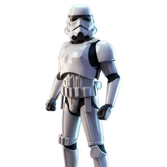 Fortnite Imperial Stormtrooper Png (black, white)