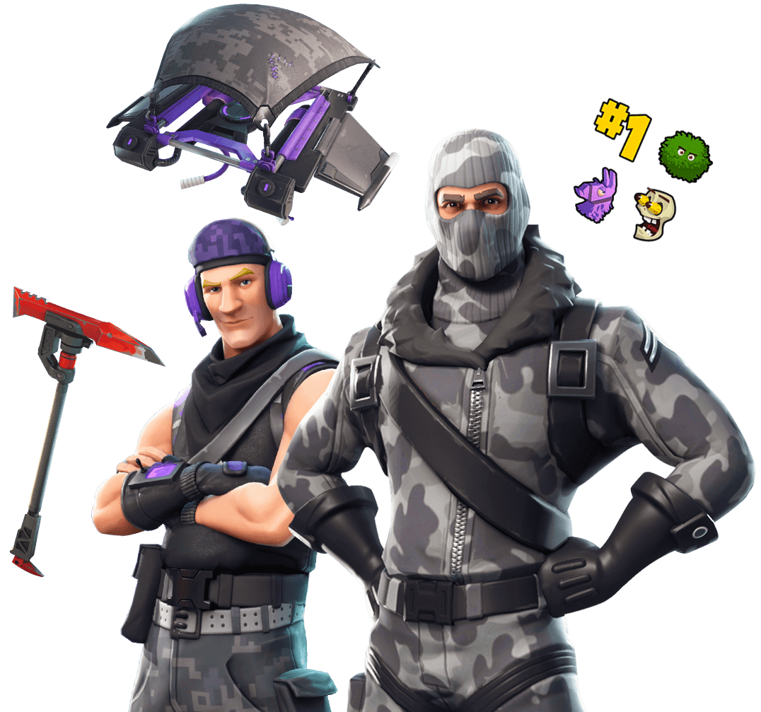 Fortnite Infiltrator Png Pic (indigo, black)