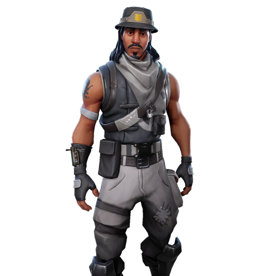 Fortnite Infiltrator Png (black)